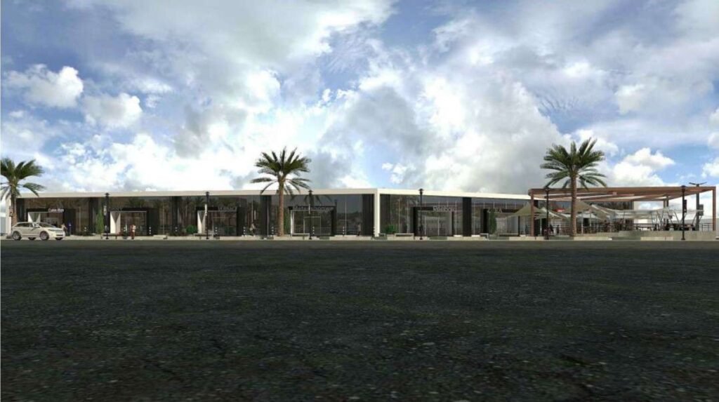 مشـــروع مبنى محــــلات تجــــارية