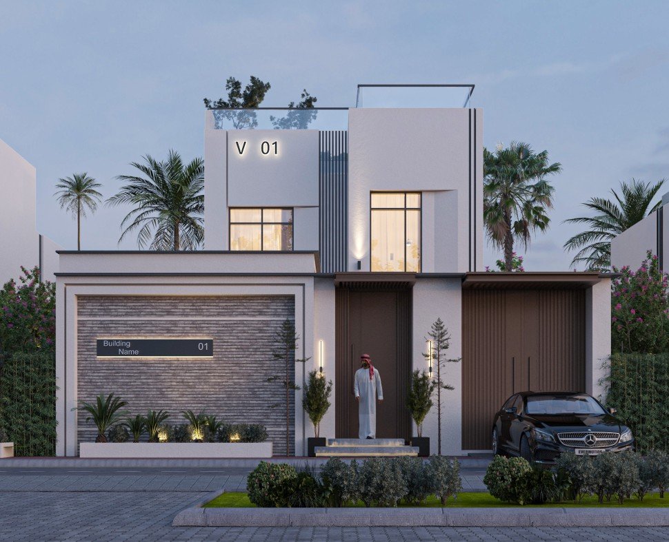 مشـــروع مبنى فيـــلا سكنيـــة