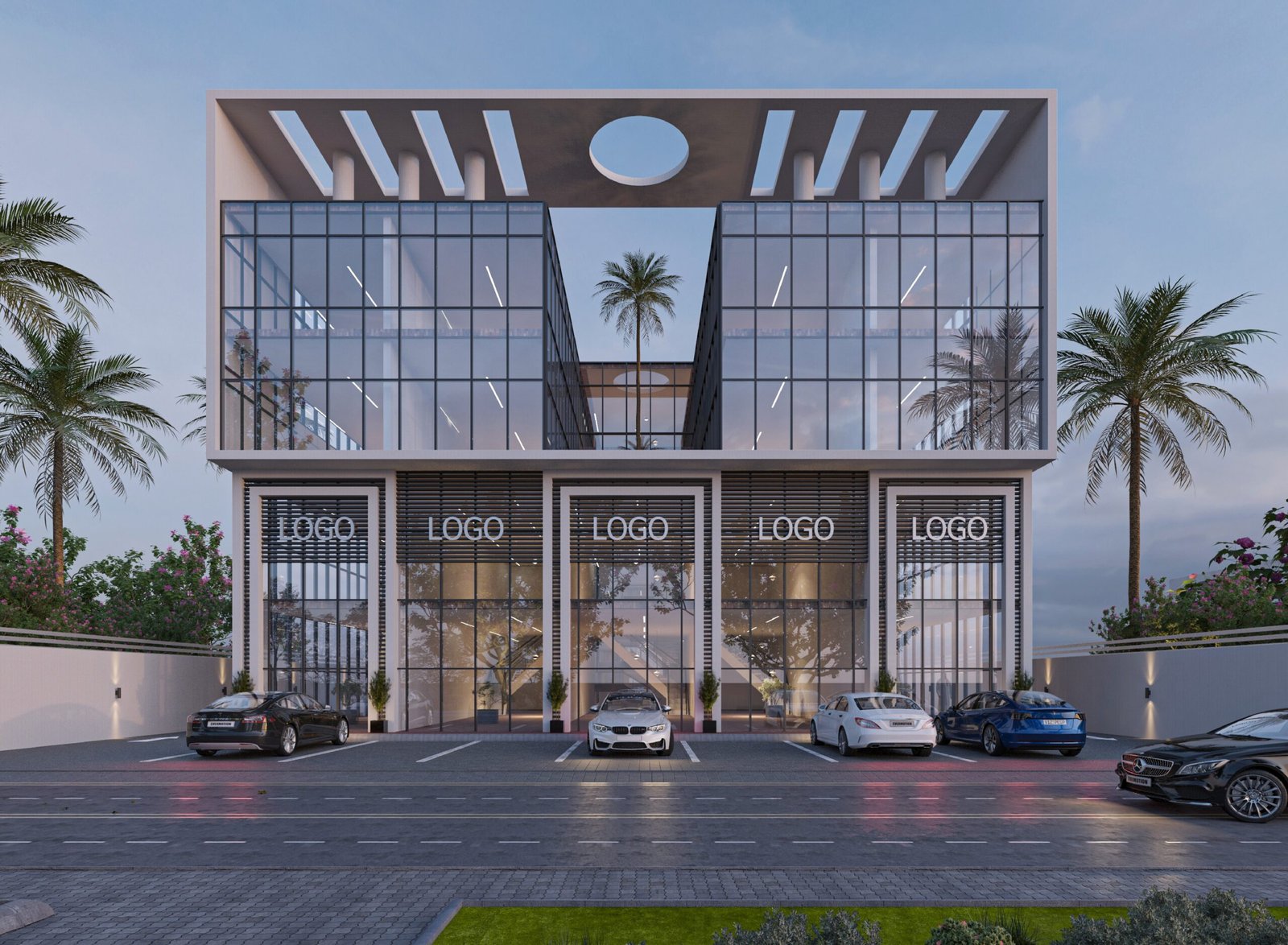 مشــروع مبنى تجـــاري اداري