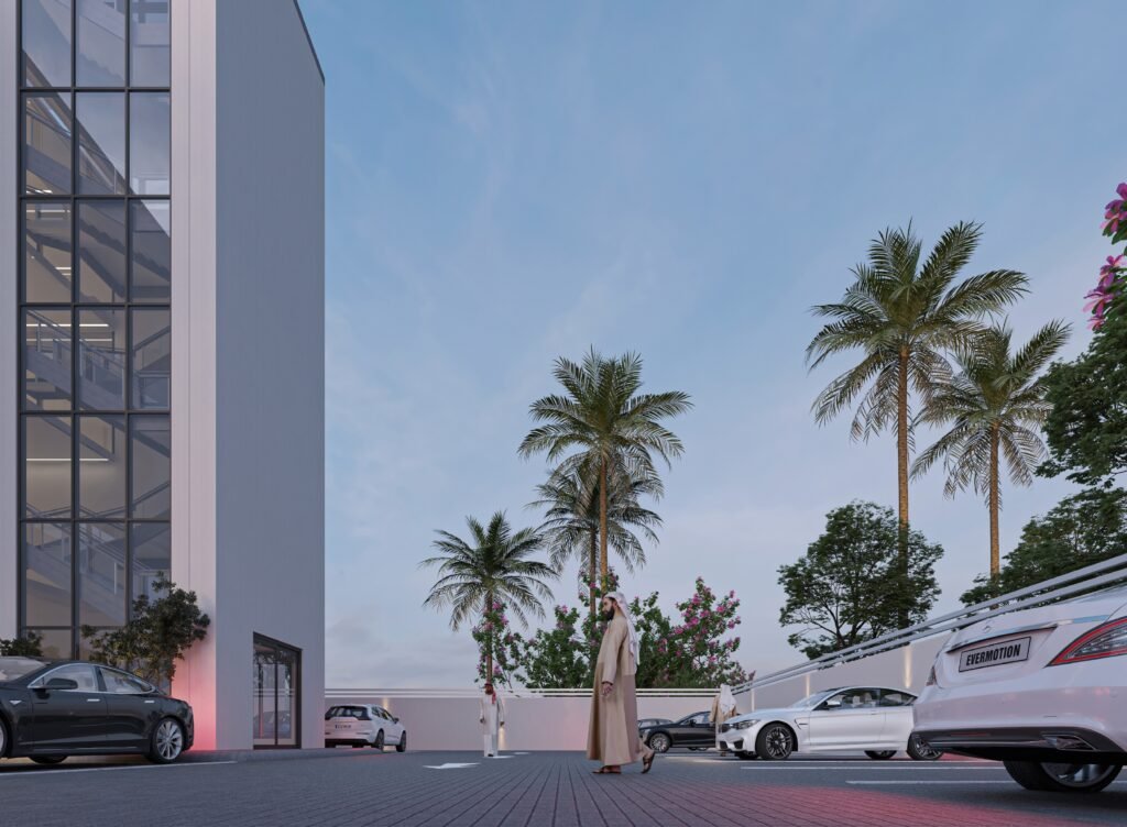 مشــروع مبنى تجـــاري اداري