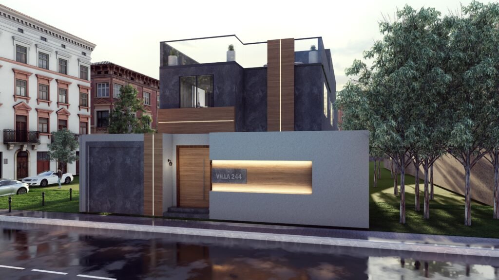 مشــــروع مبنى فيـــلا سكنيـــة