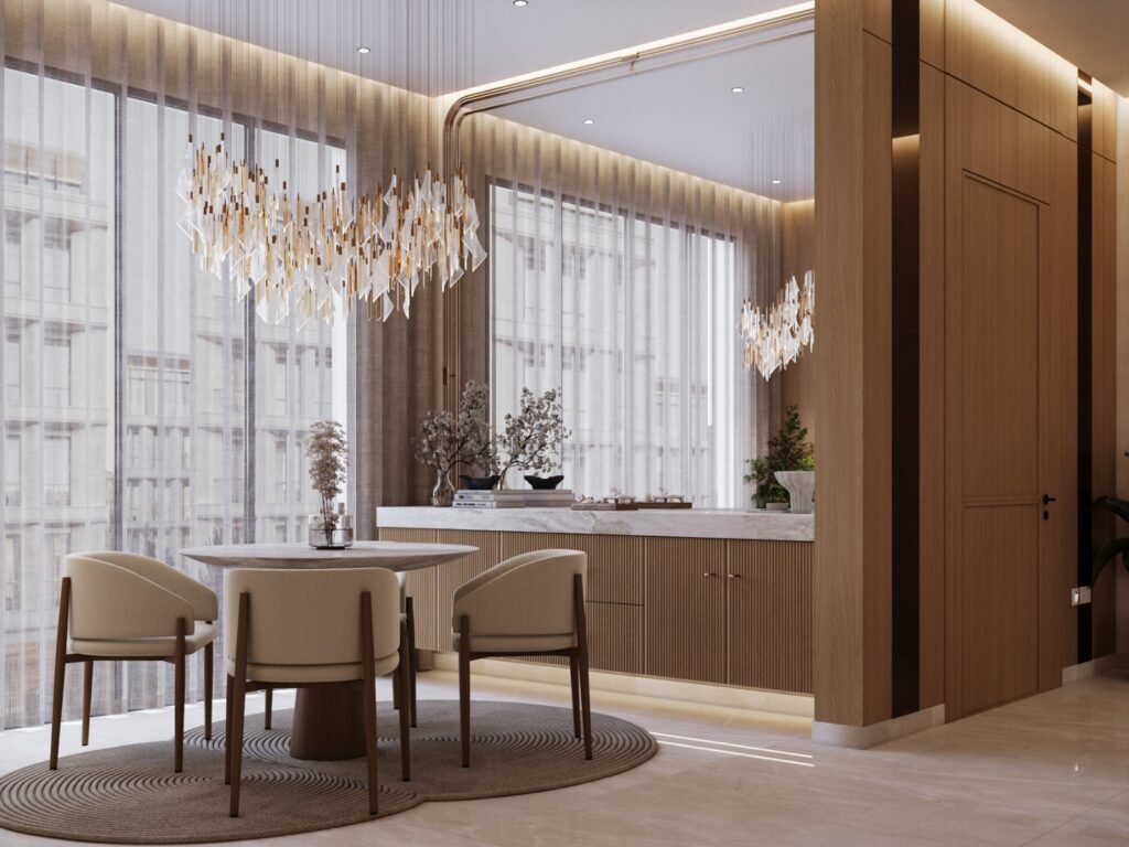 مشــــــــــروع تصميم داخلي فـيـــــــــــلا سكنيــــة
