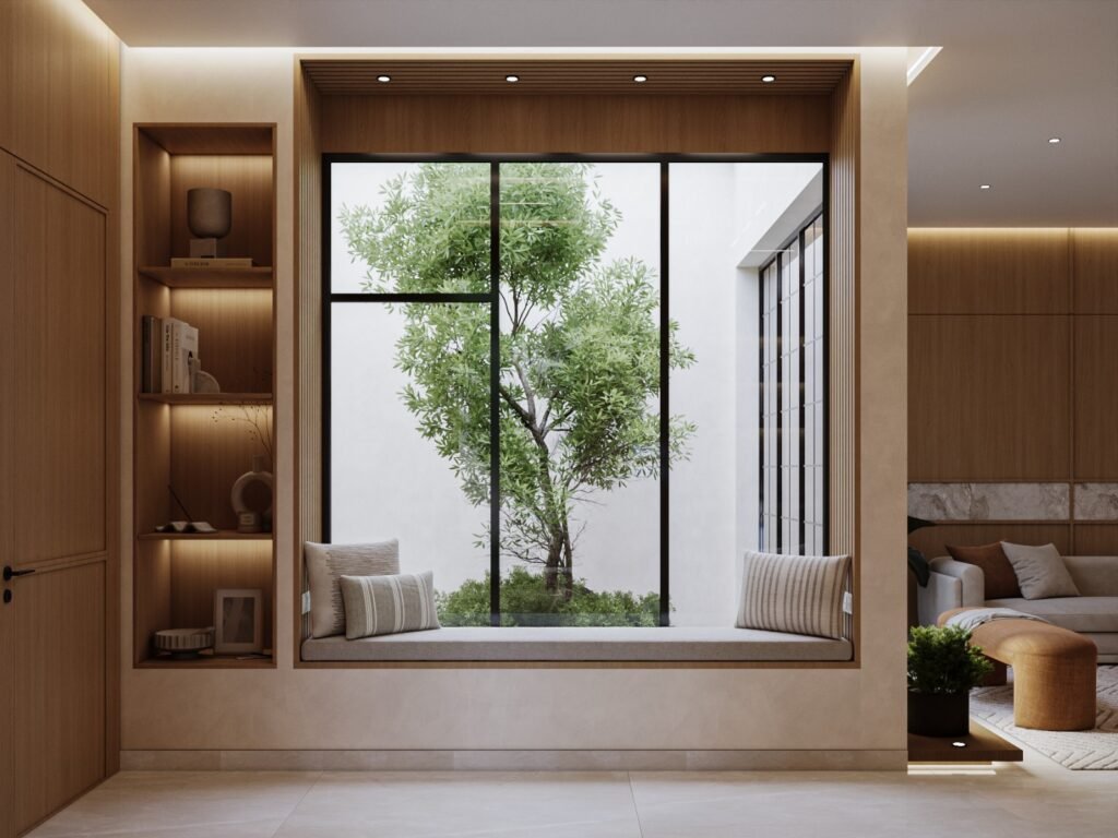 مشــــــــــروع تصميم داخلي فـيـــــــــــلا سكنيــــة