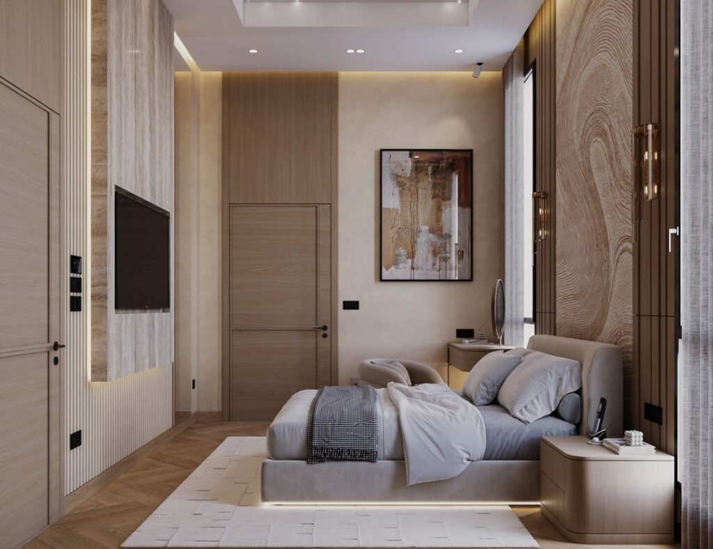 مشــــــــــروع تصميم داخلي فـيـــــــــــلا سكنيــــة