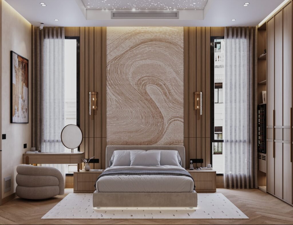 مشــــــــــروع تصميم داخلي فـيـــــــــــلا سكنيــــة
