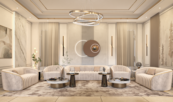 مشــــــــروع تصميم داخلي فيـــــــــــلا سكنيــــــــــة