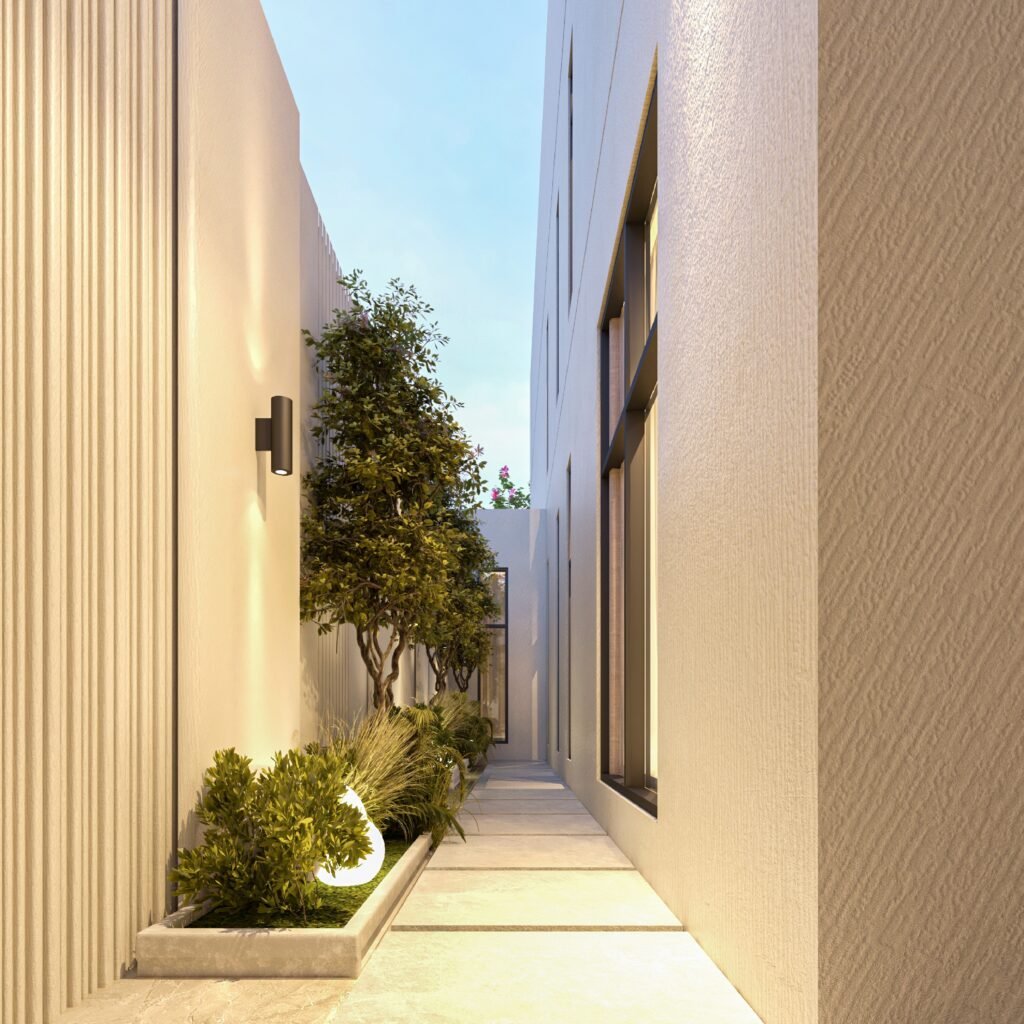 مشــــــــــروع تصميم خــــــارجي فيـــــــــــــلا سكنيــــــة