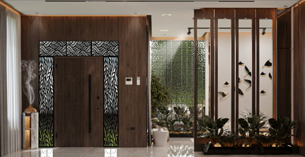 مشــــــــــروع تصميم داخلي فـيـــــــــــلا سكنيــــة