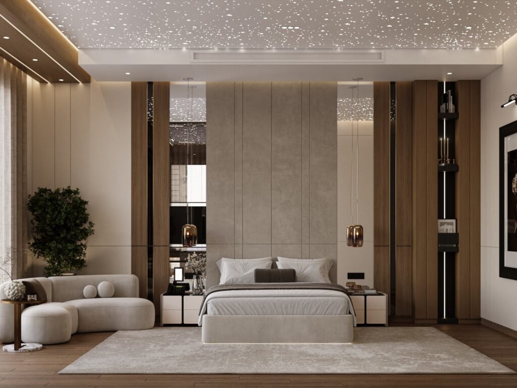 مشــــــــــروع تصميم داخلي فـيـــــــــــلا سكنيــــة