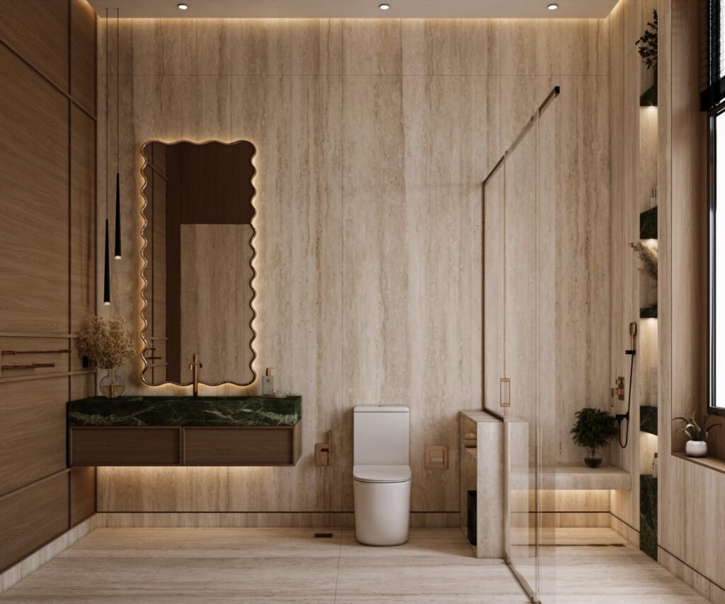 مشــــــــــروع تصميم داخلي فـيـــــــــــلا سكنيــــة