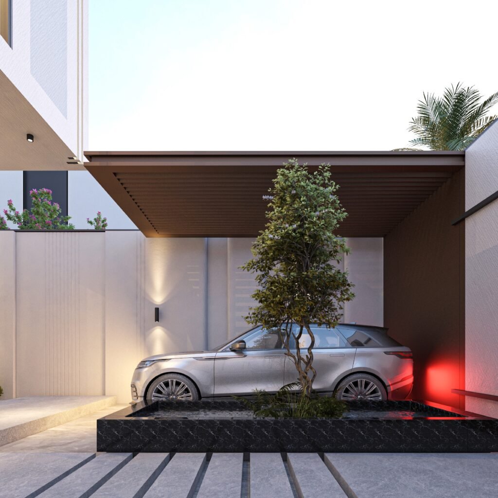 مشــــــــــروع تصميم خــــــارجي فيـــــــــــــلا سكنيــــــة
