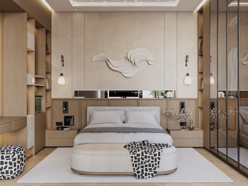 مشــــــــــروع تصميم داخلي فـيـــــــــــلا سكنيــــة