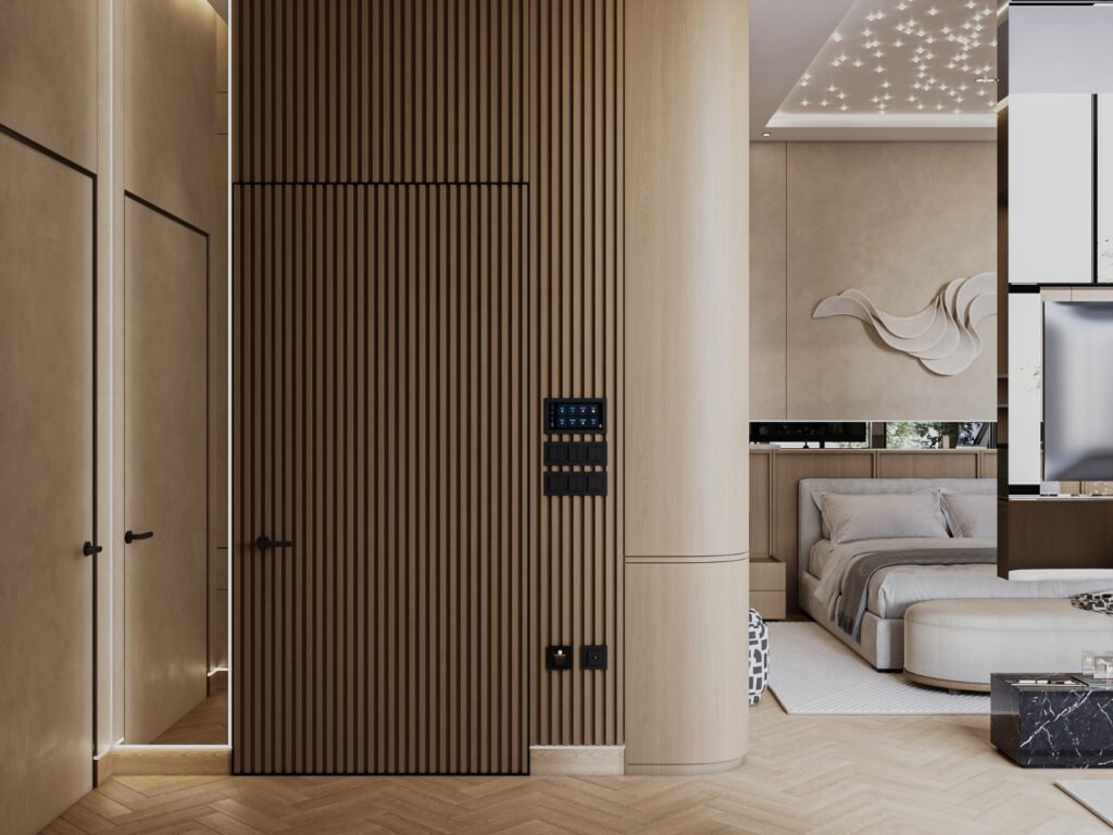 مشــــــــــروع تصميم داخلي فـيـــــــــــلا سكنيــــة